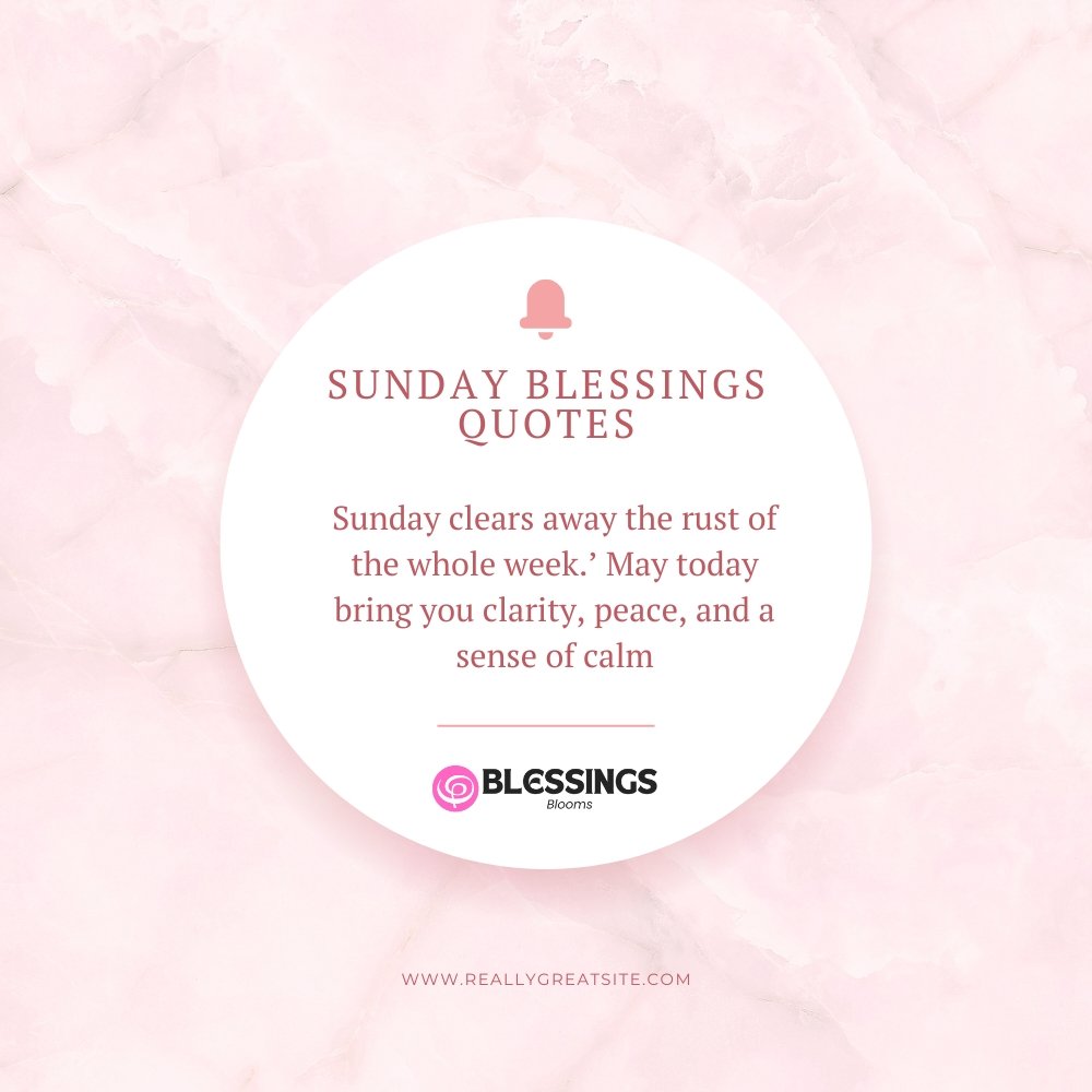 Sunday Blessings Quotes