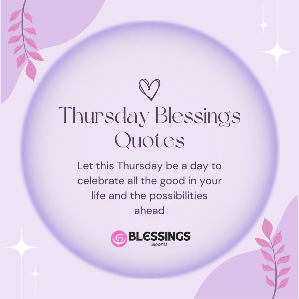 Thursday Blessings Quotes