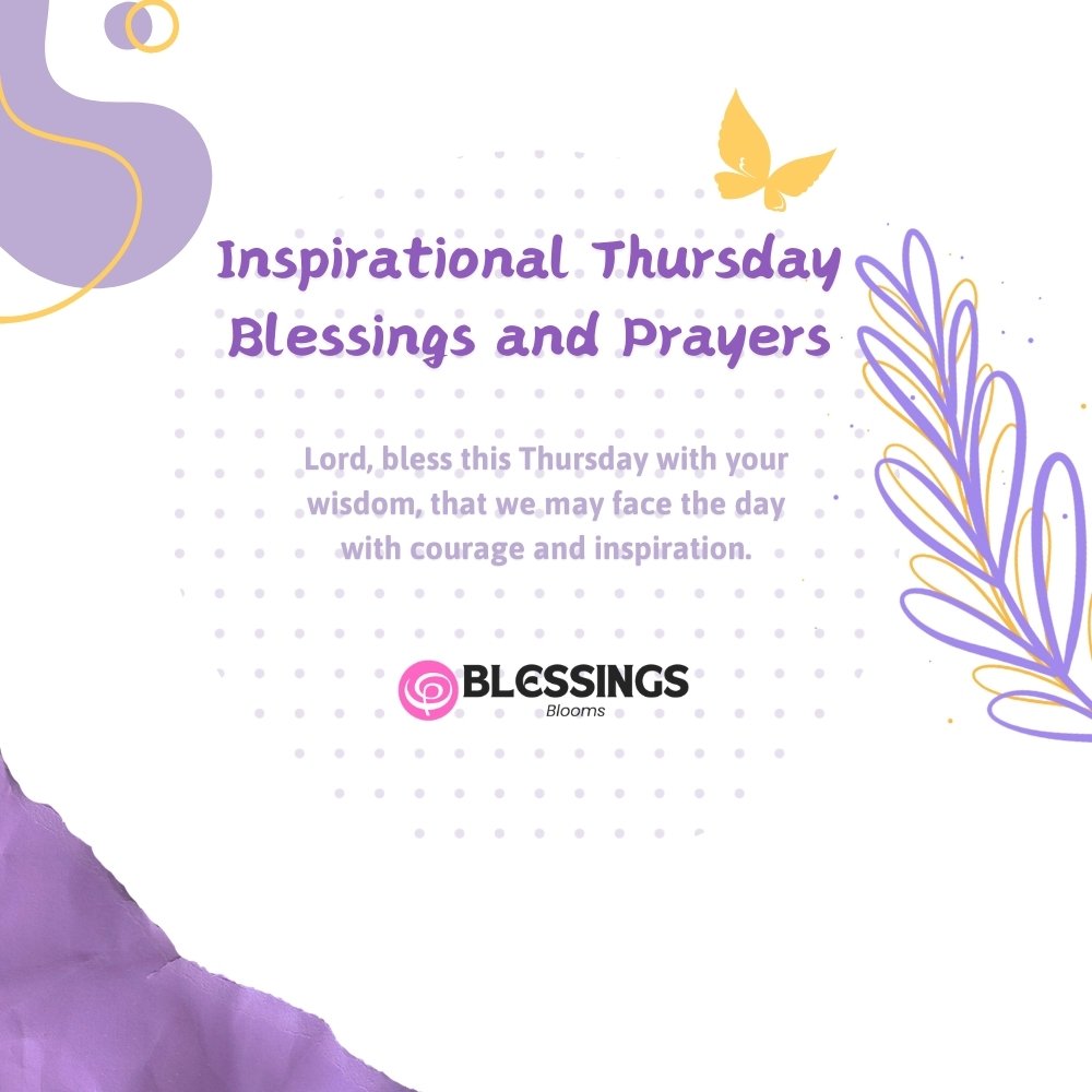 Inspirational Thursday Blessings and Prayers