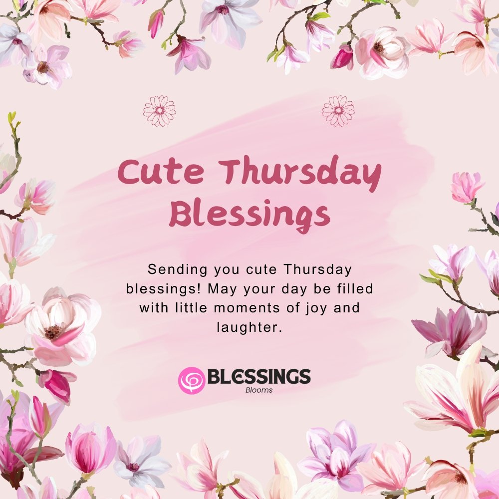 Cute Thursday Blessings