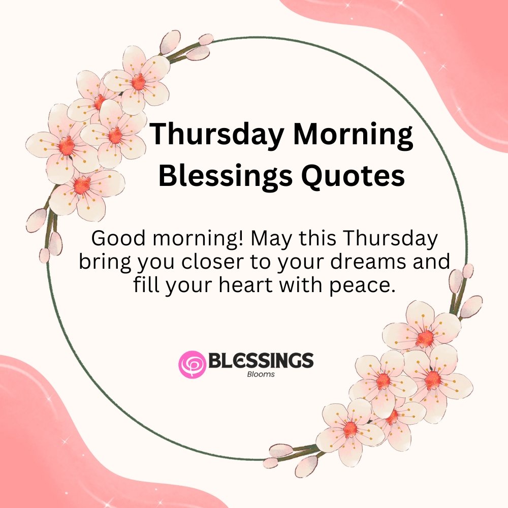 Thursday Morning Blessings Quotes