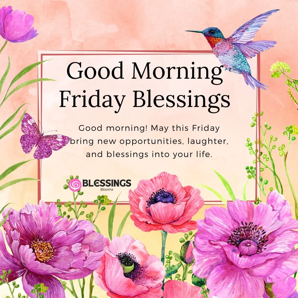 Good Morning Friday Blessings