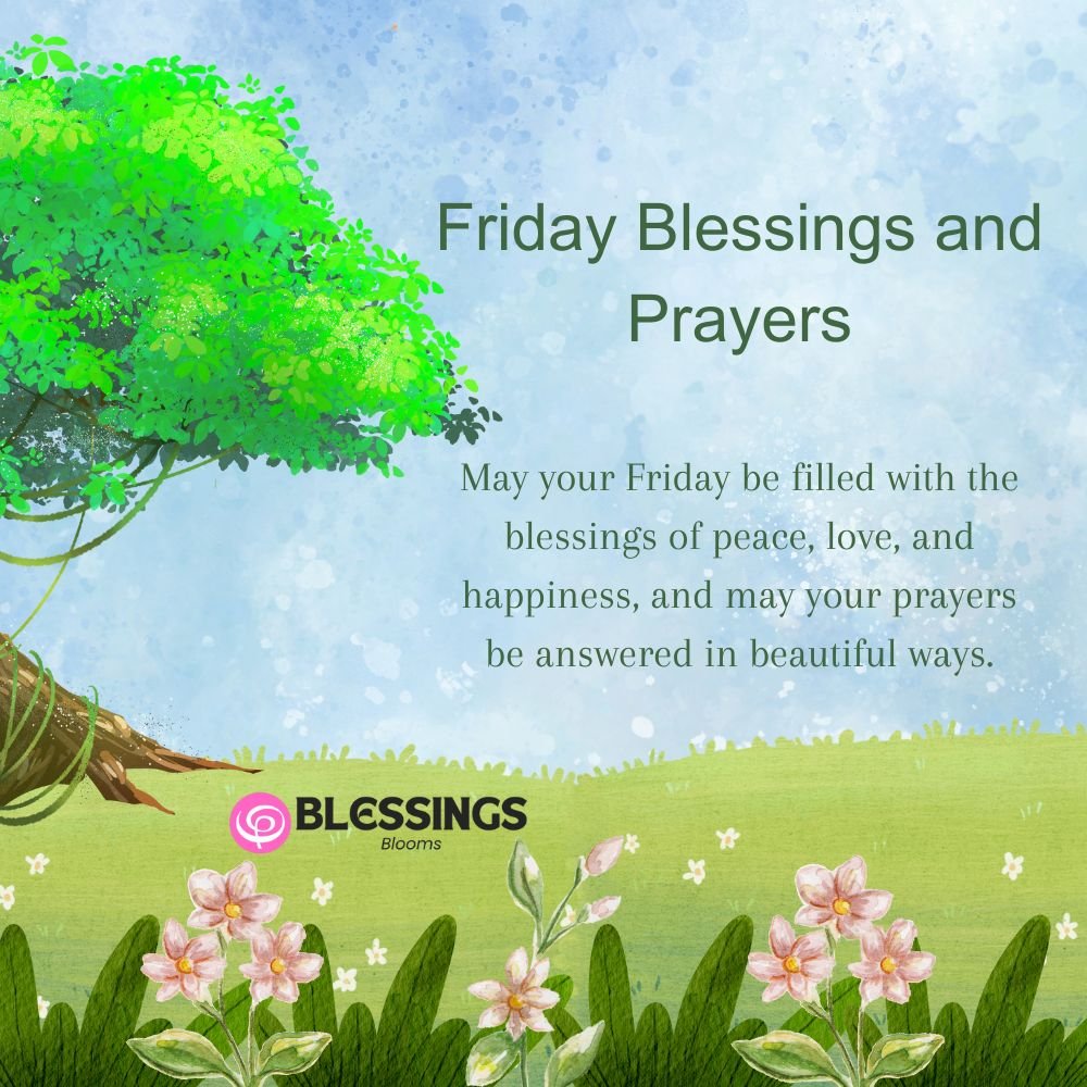 Friday Blessings and Prayers