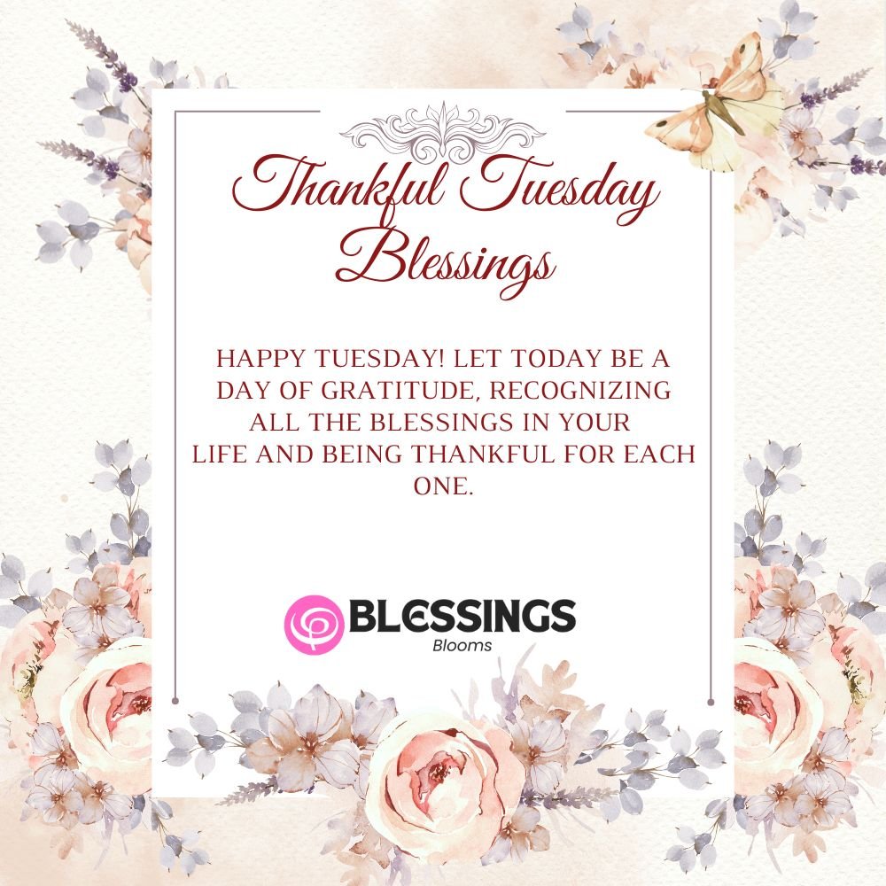 Thankful Tuesday Blessings