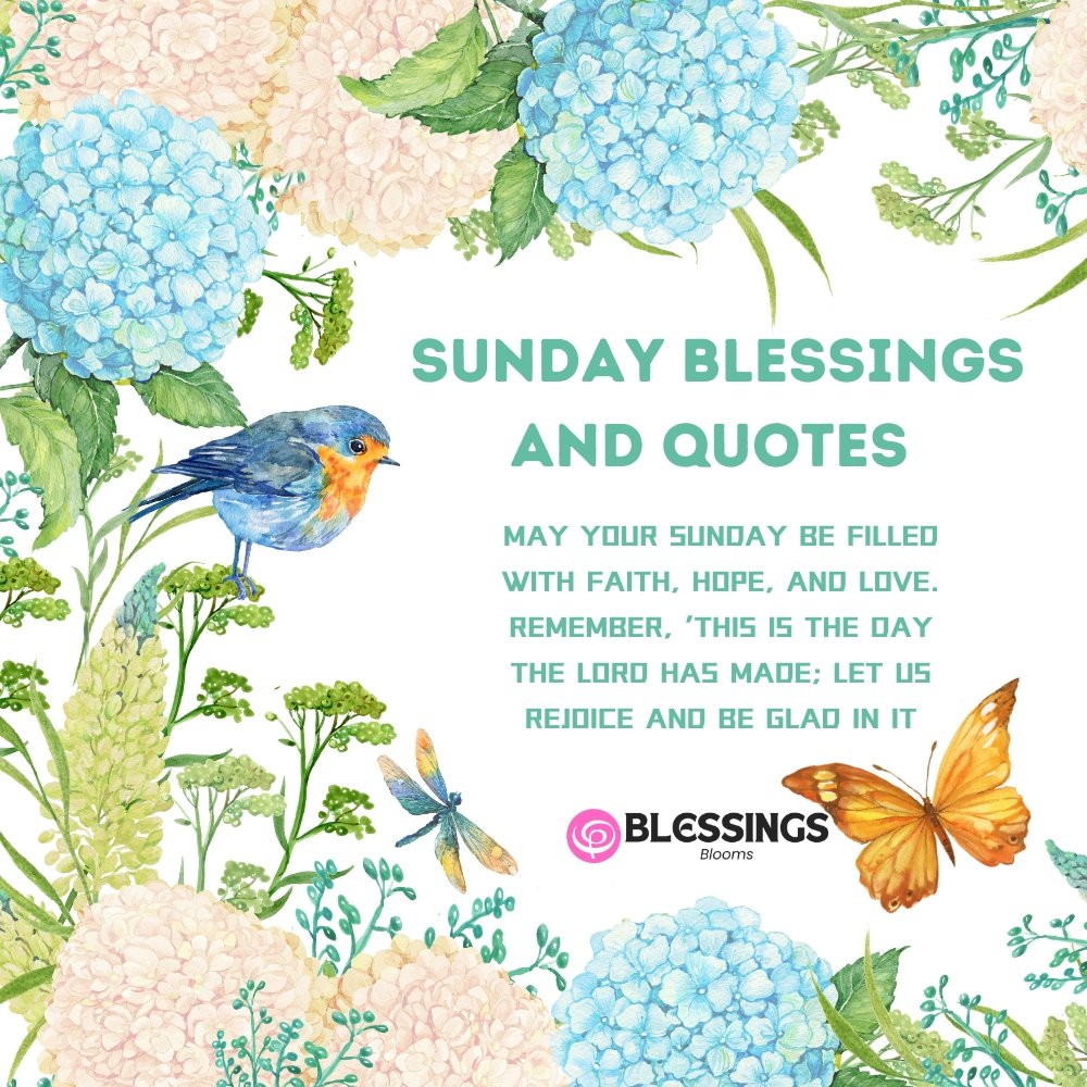 Sunday Blessings and Quotes