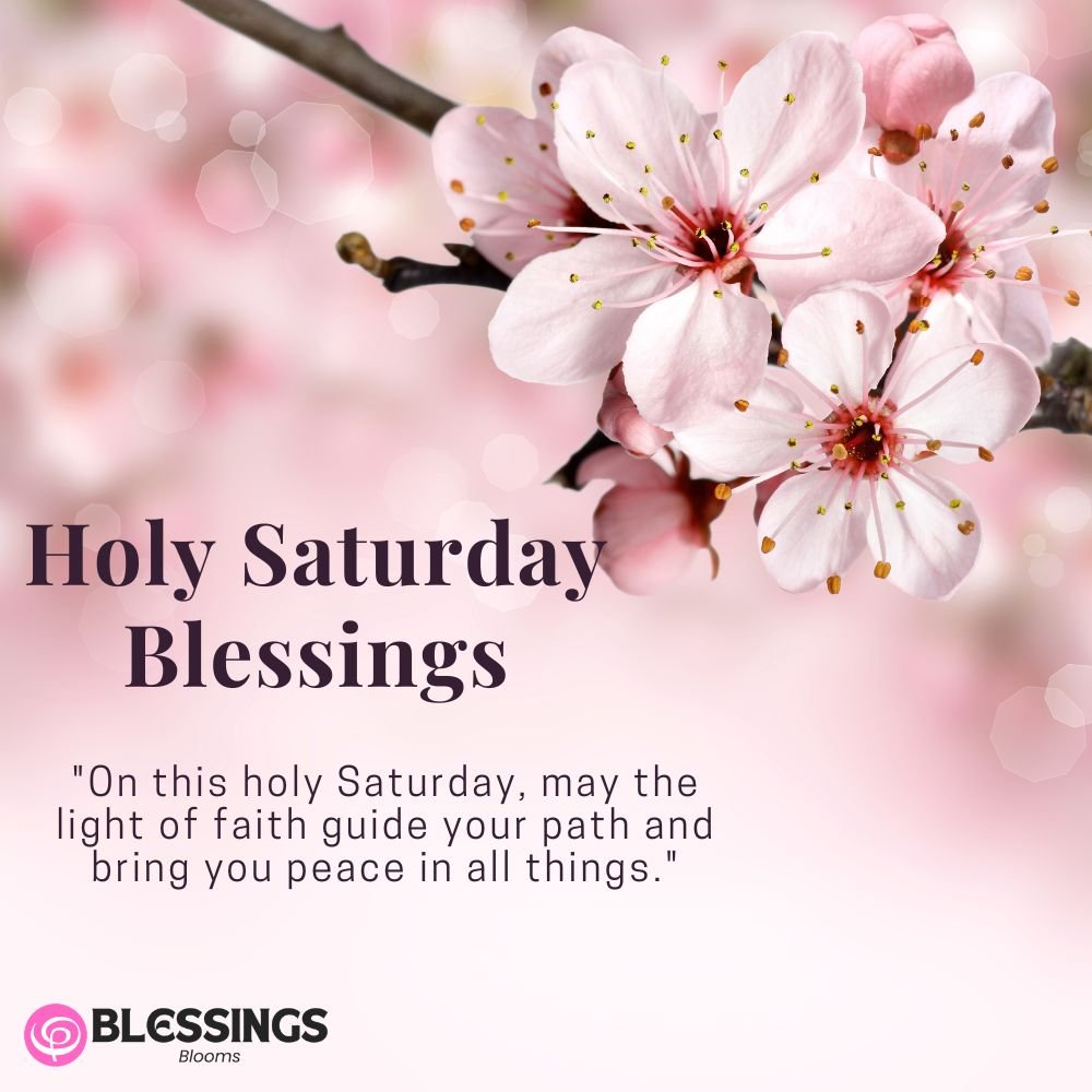 Holy Saturday Blessings