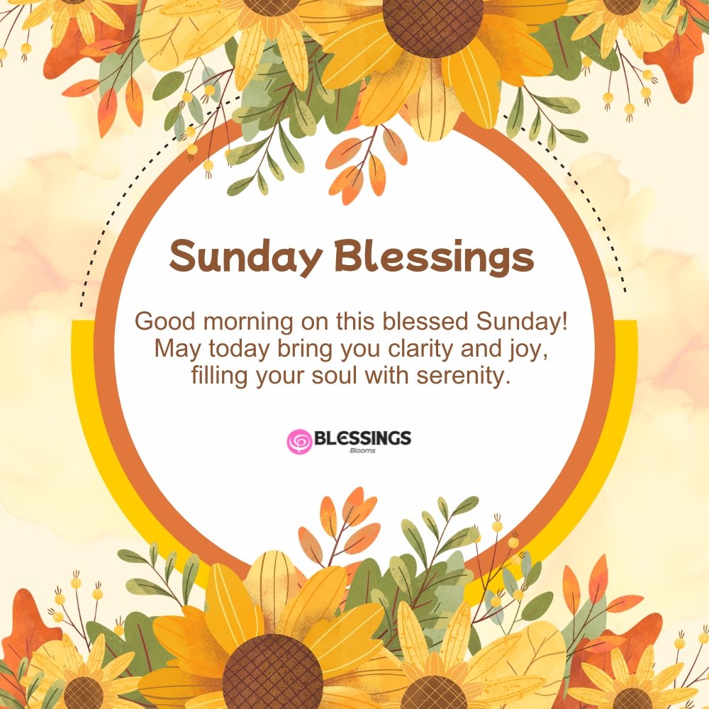 Sunday Blessings