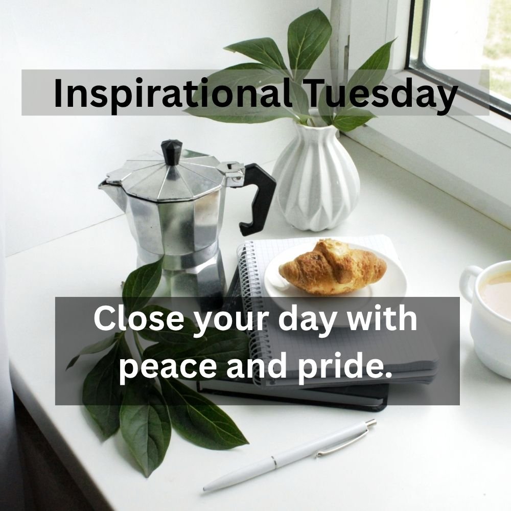 Close your day with peace and pride.