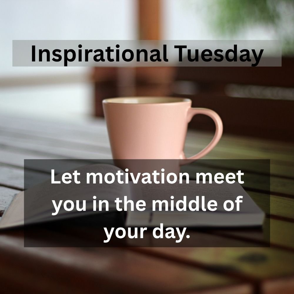 Let motivation meet you in the middle of your day.