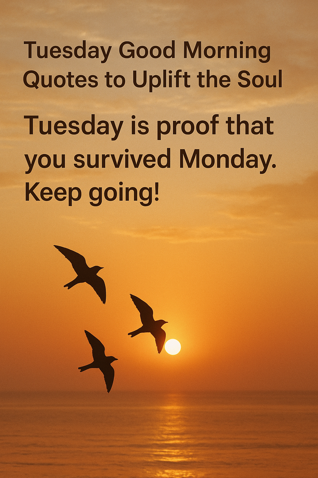 Tuesday Good Morning Quotes to Uplift the Soul
