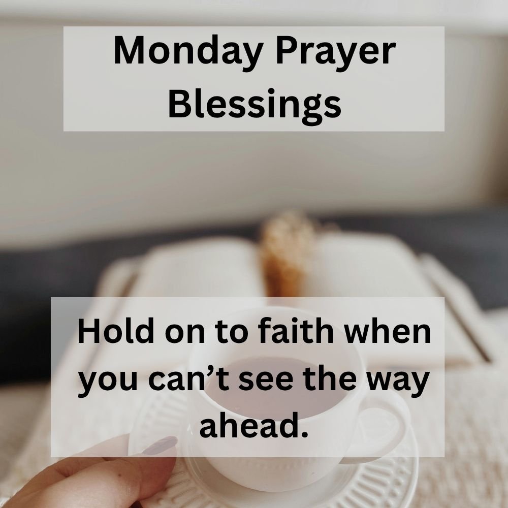 Hold on to faith when you can’t see the way ahead.