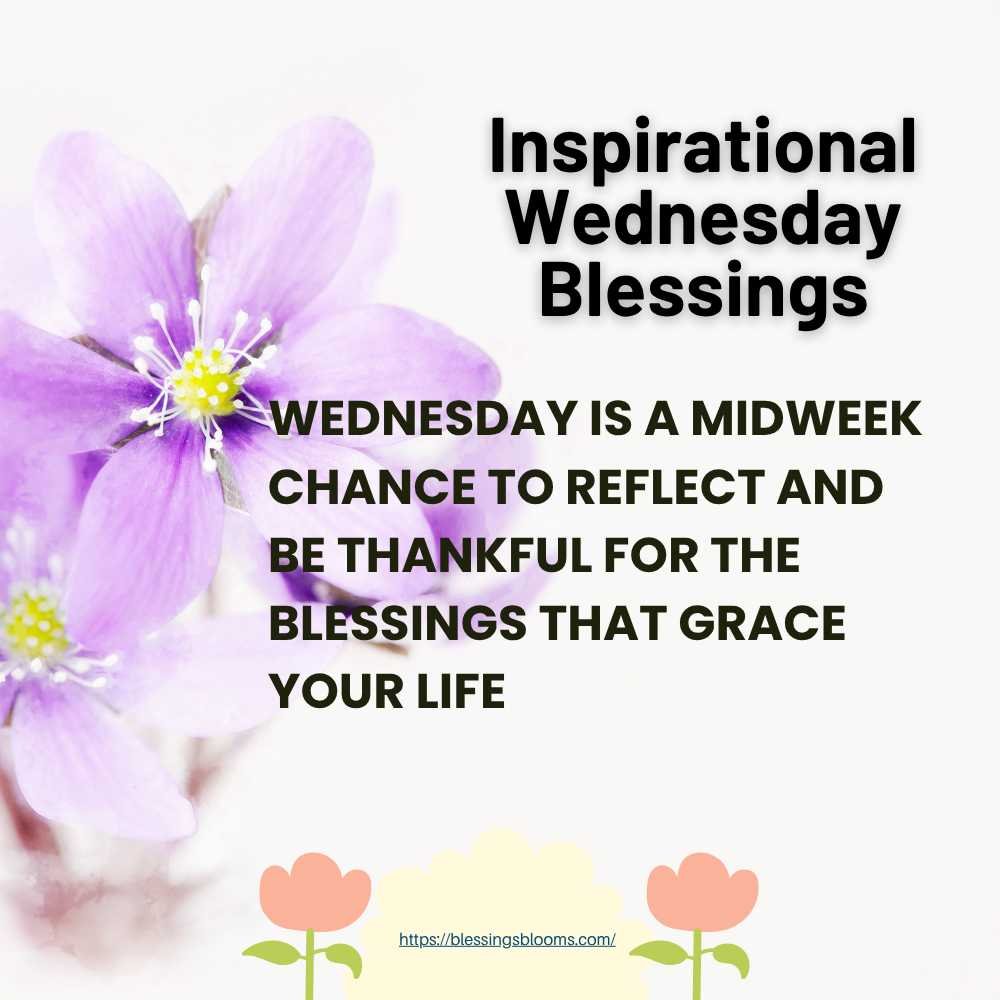 Inspirational Wednesday Blessings