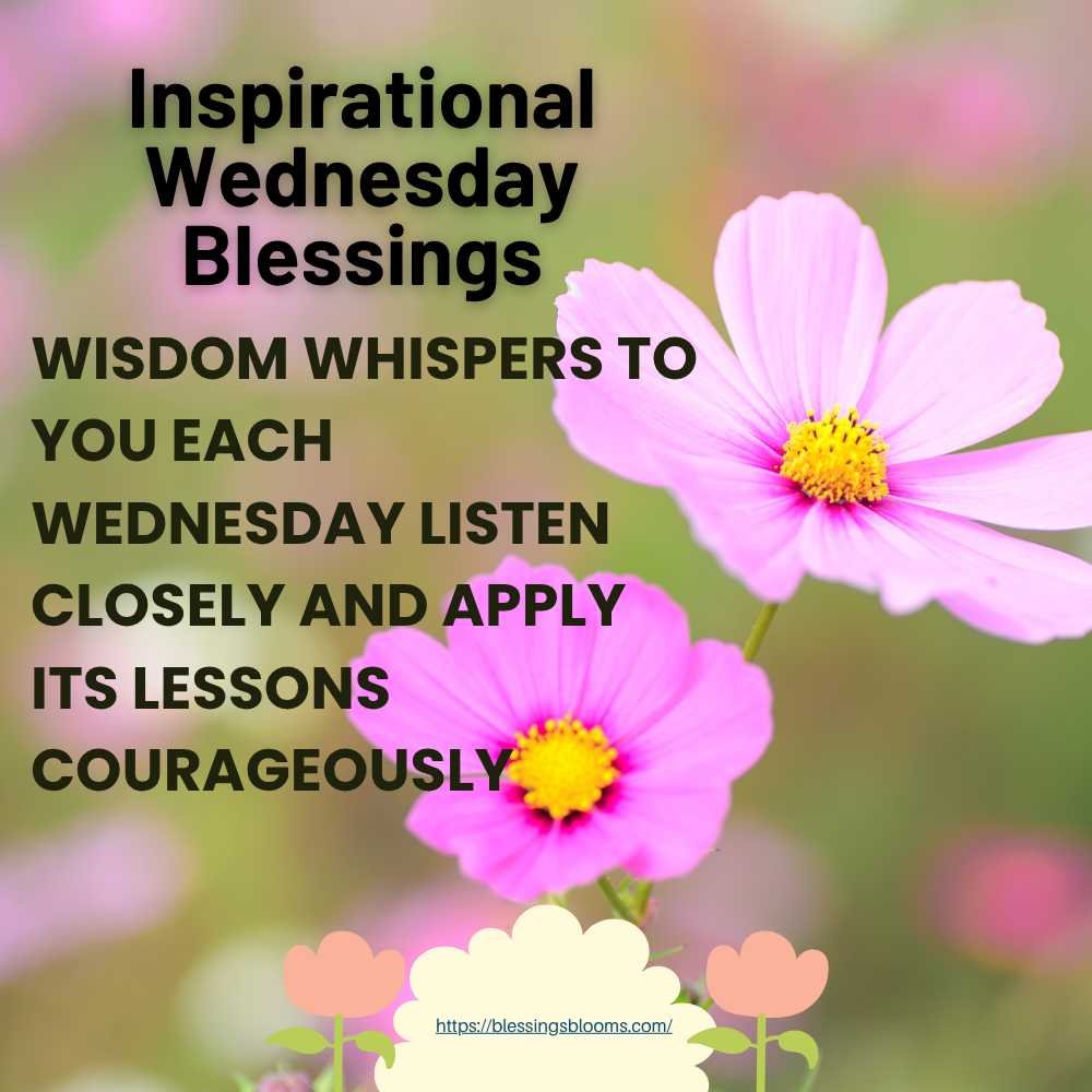 Inspirational Wednesday Blessings
