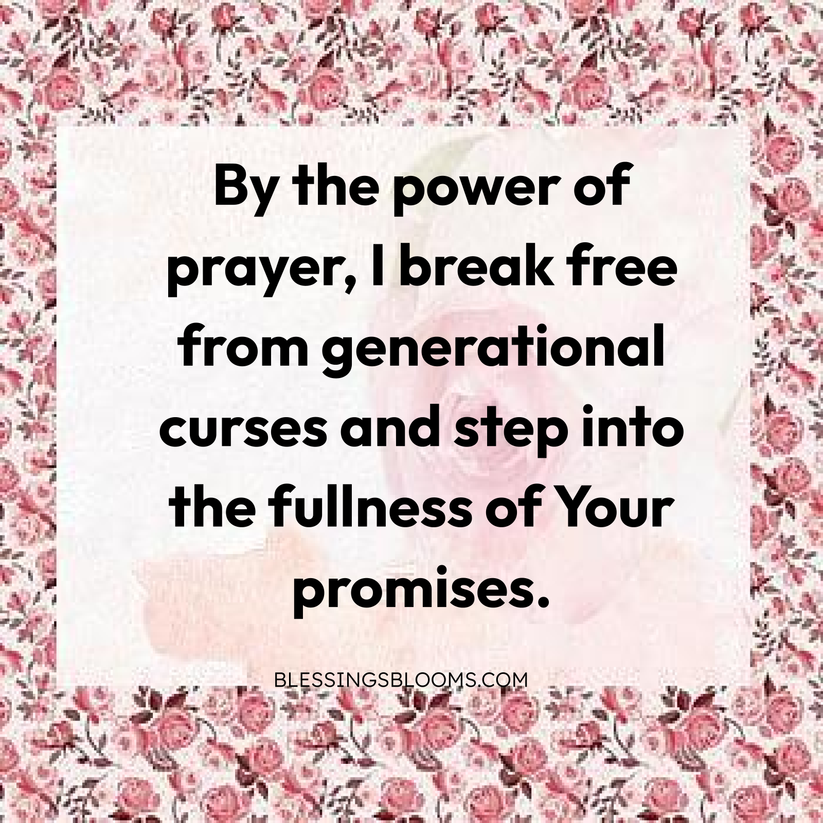 Generational Freedom Blessing