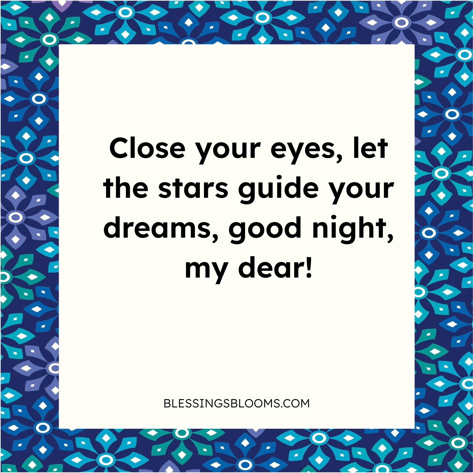 Cute Good Night Blessings for a Partner