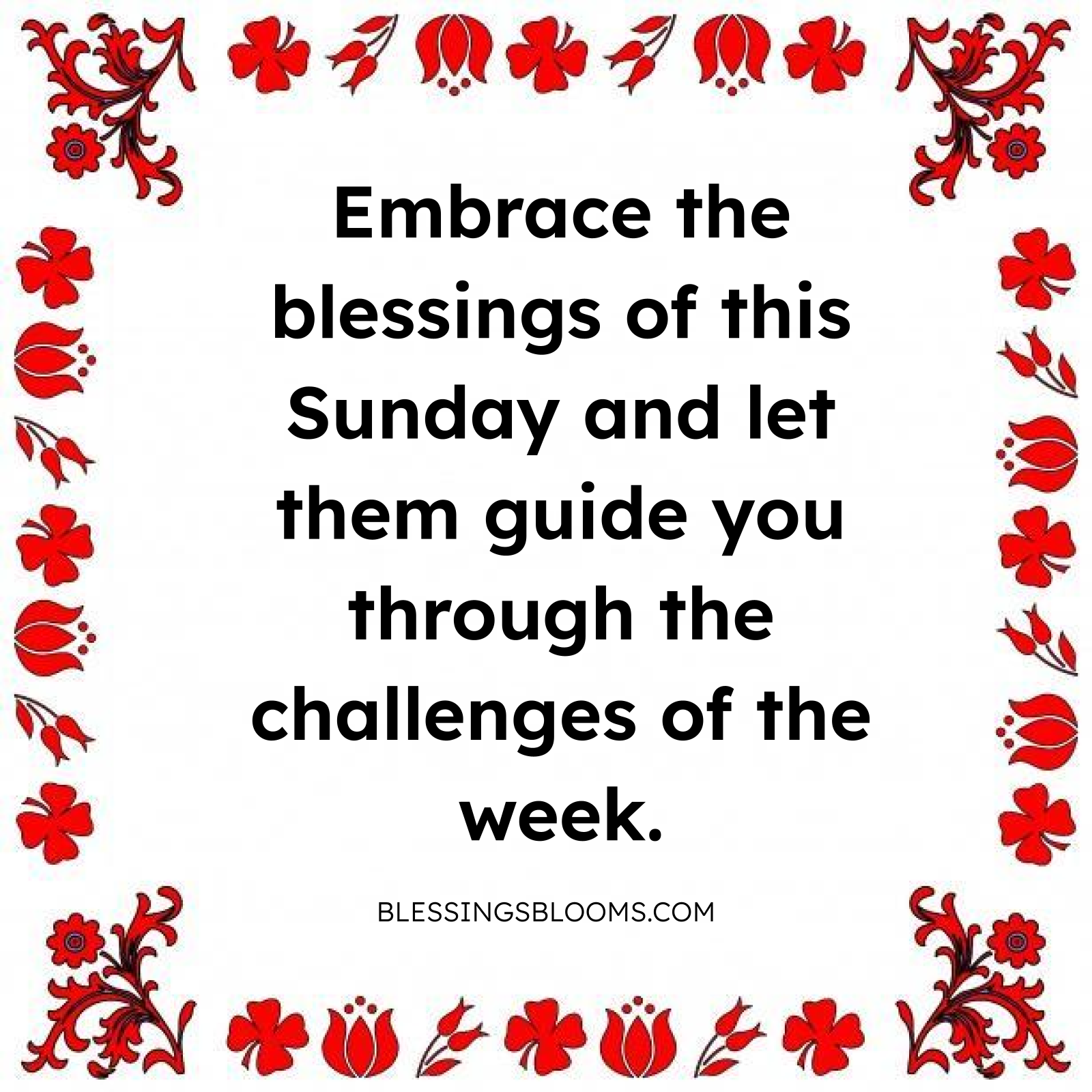 Good Sunday Morning Strength Blessing