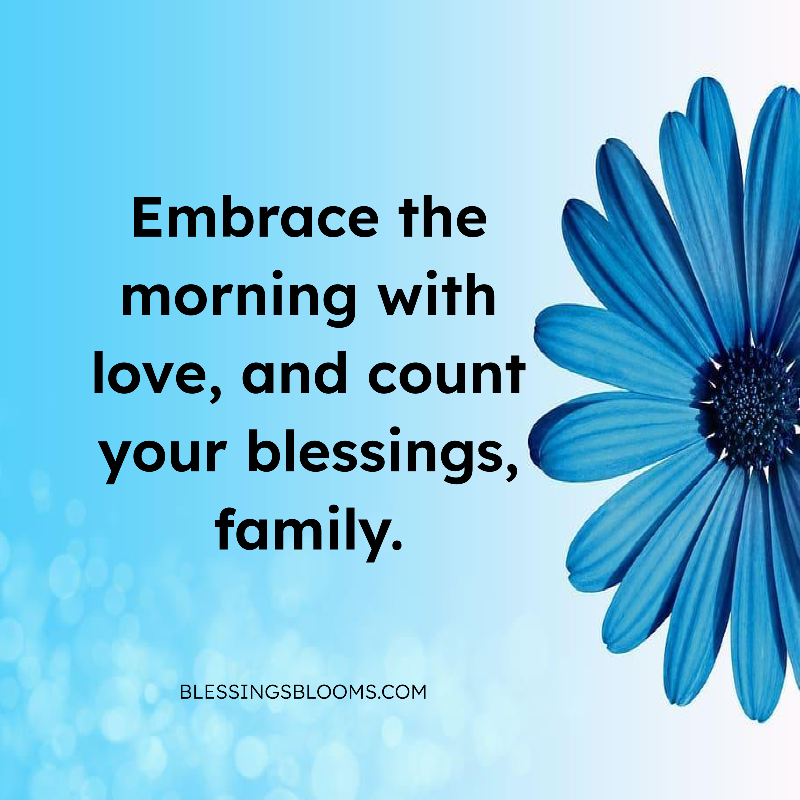 Counting Family Blessings