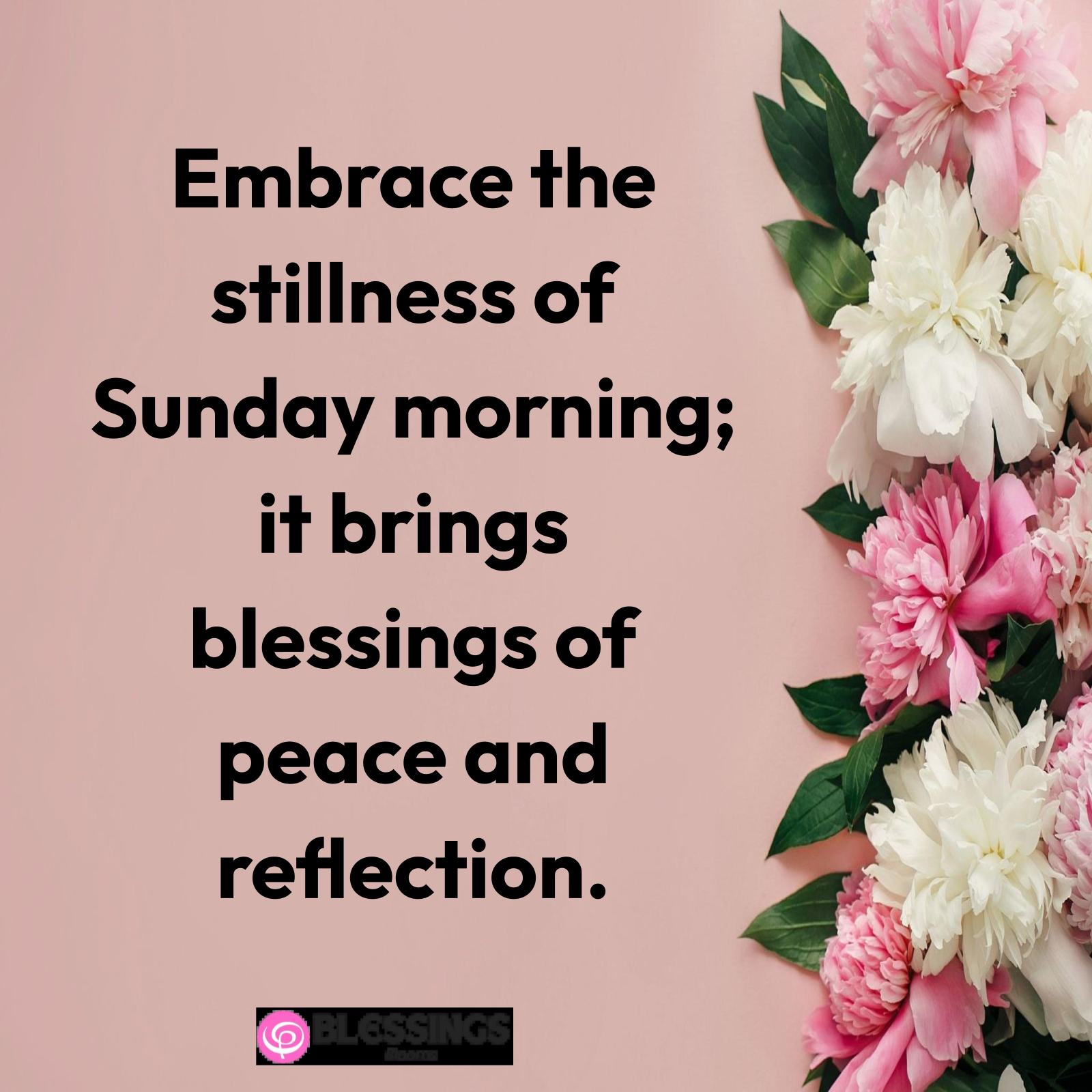 Sunday morning blessings image