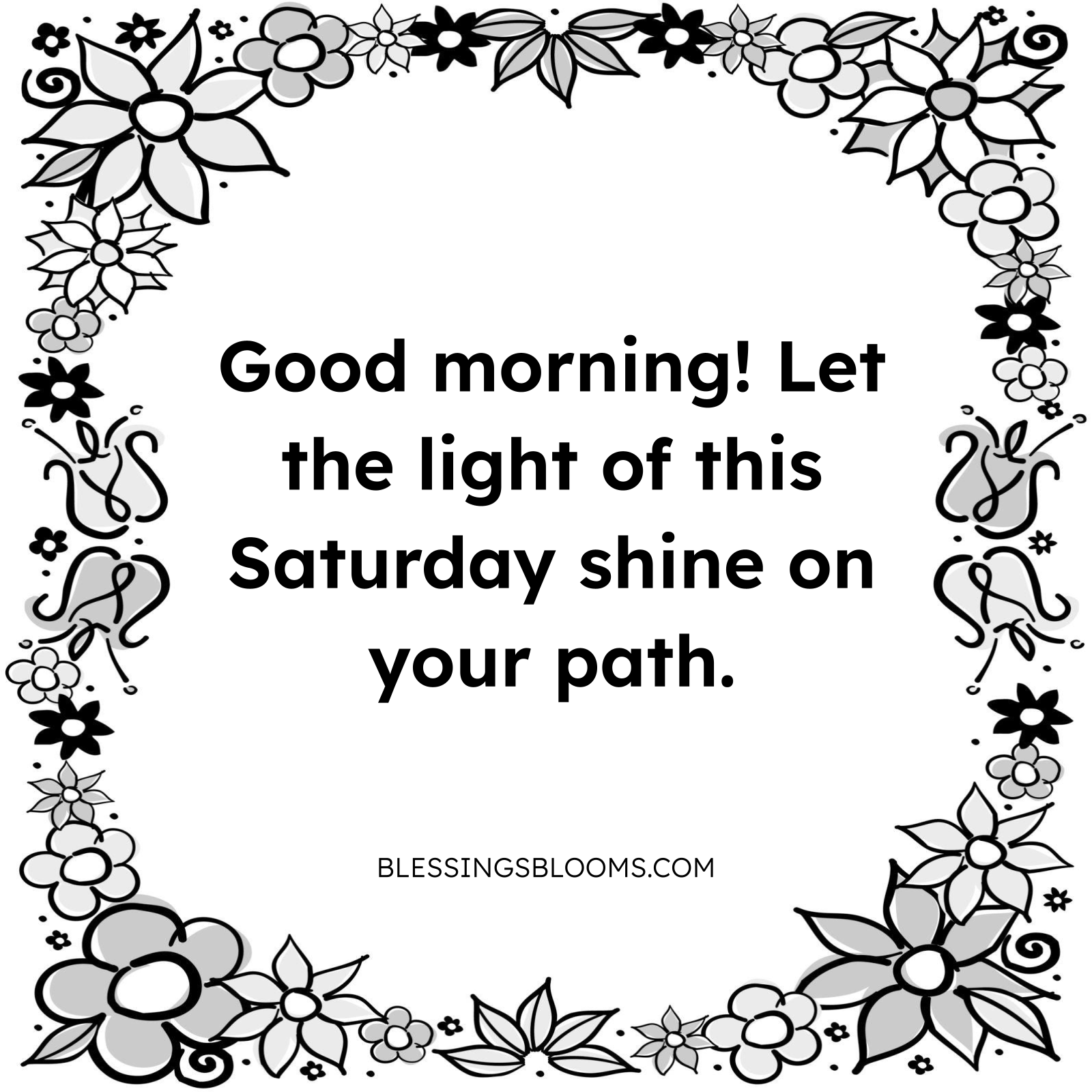 Good morning Saturday blessings