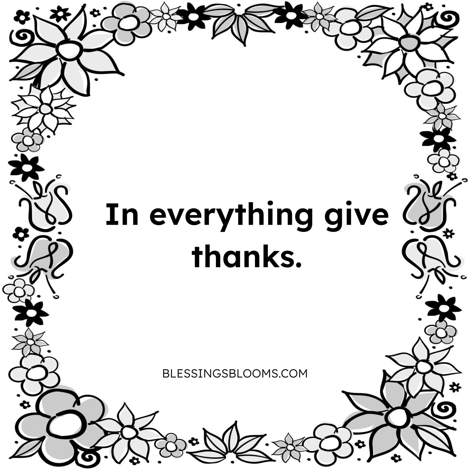 In Everything Give Thanks