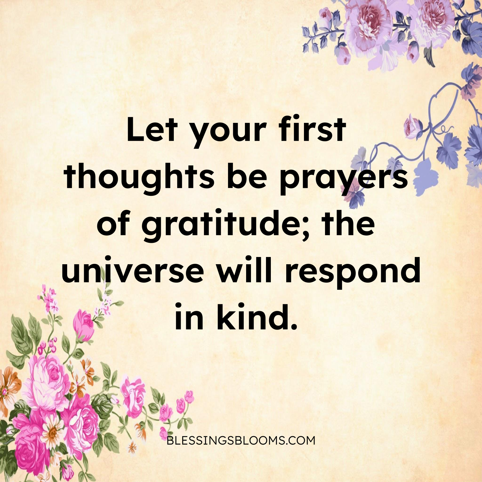 Morning Blessing for Gratitude