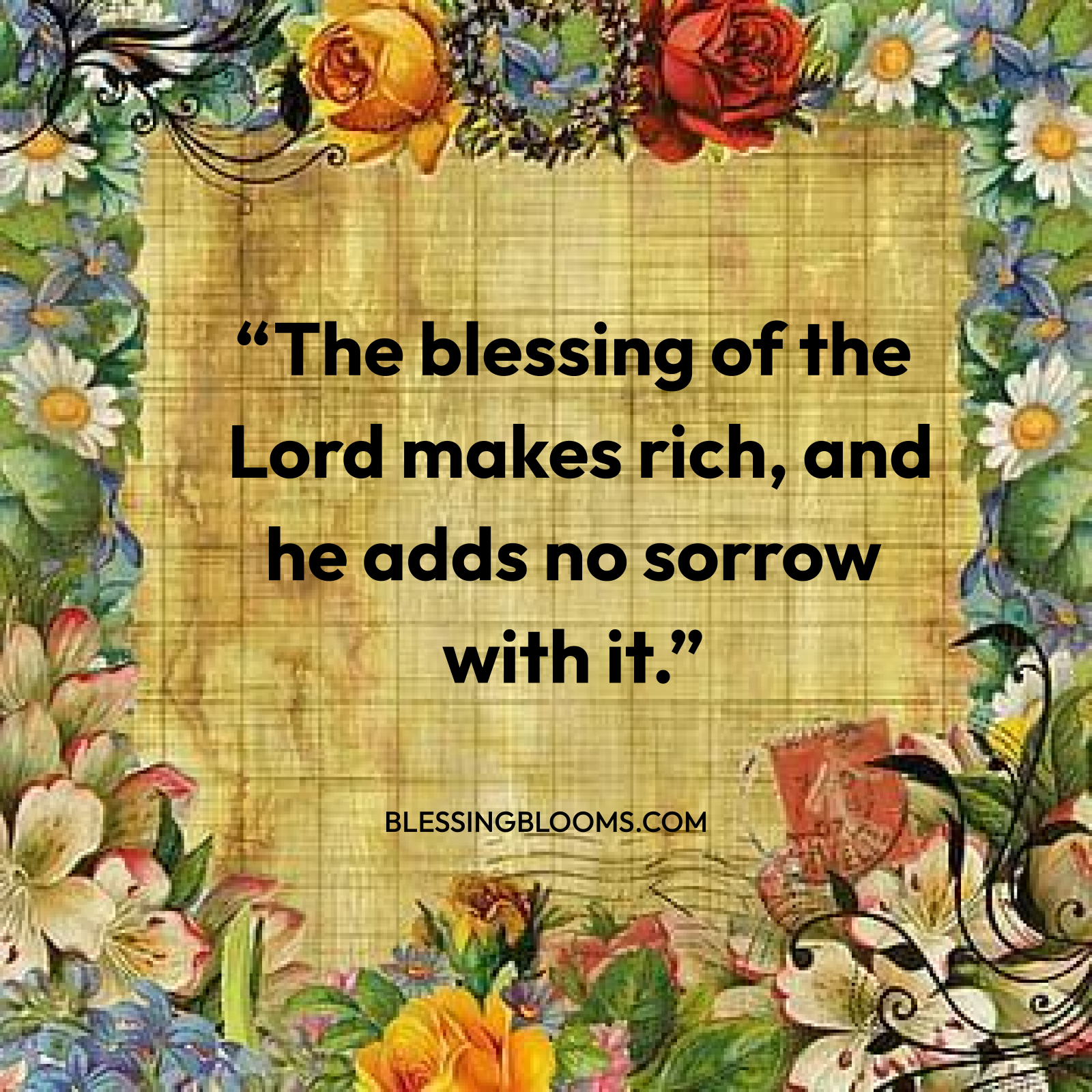 The Blessing of the Lord Makes Rich
