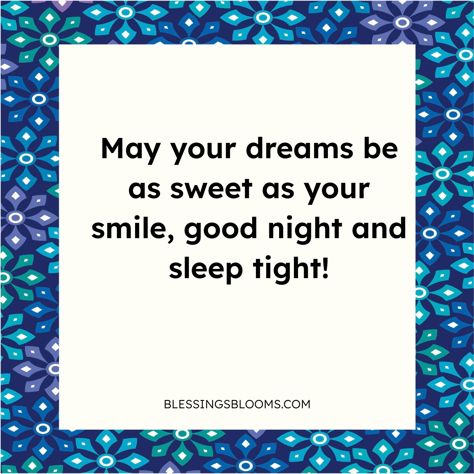 Cute Good Night Blessings for Friends