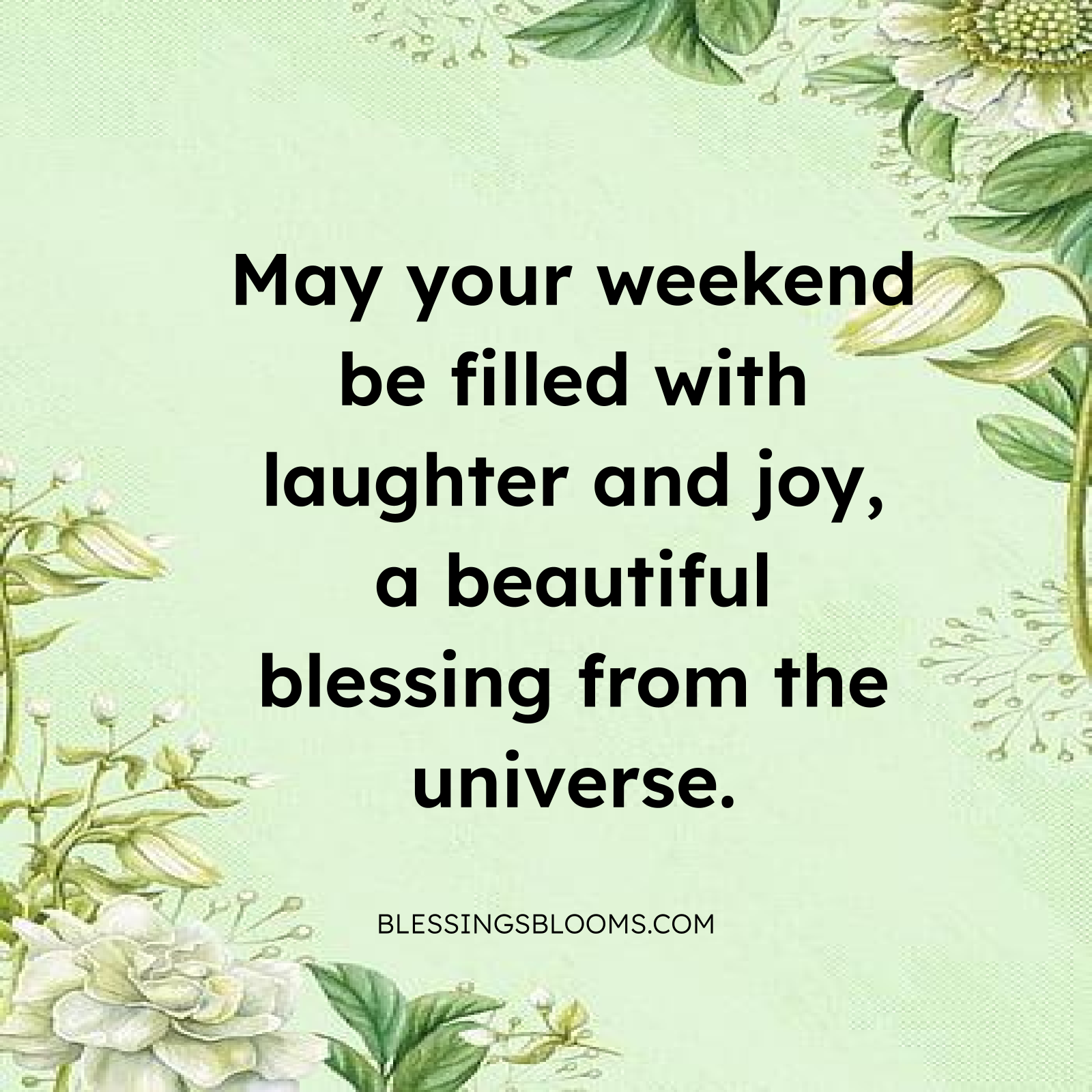 Peaceful Weekend Blessings