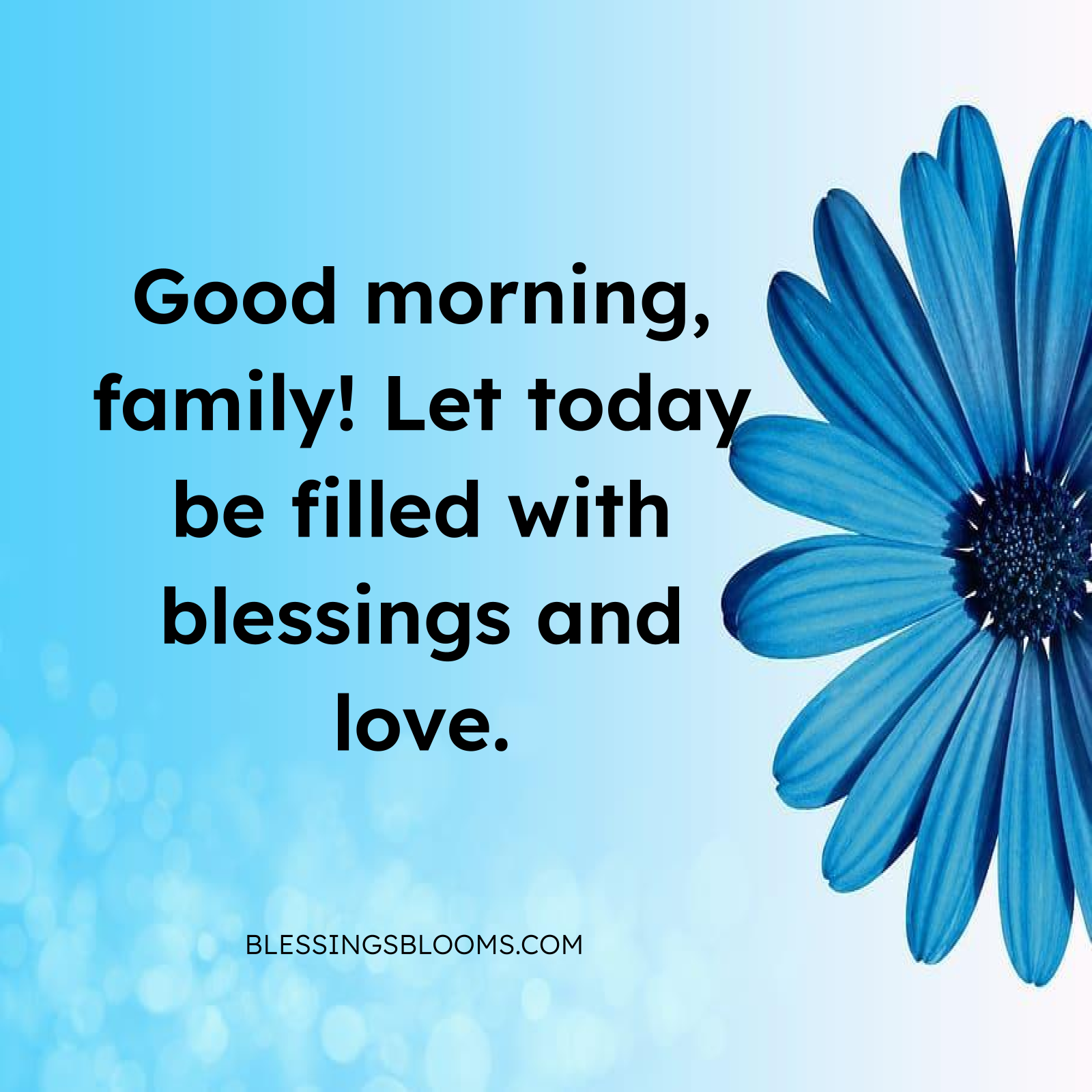 Morning Family Blessings