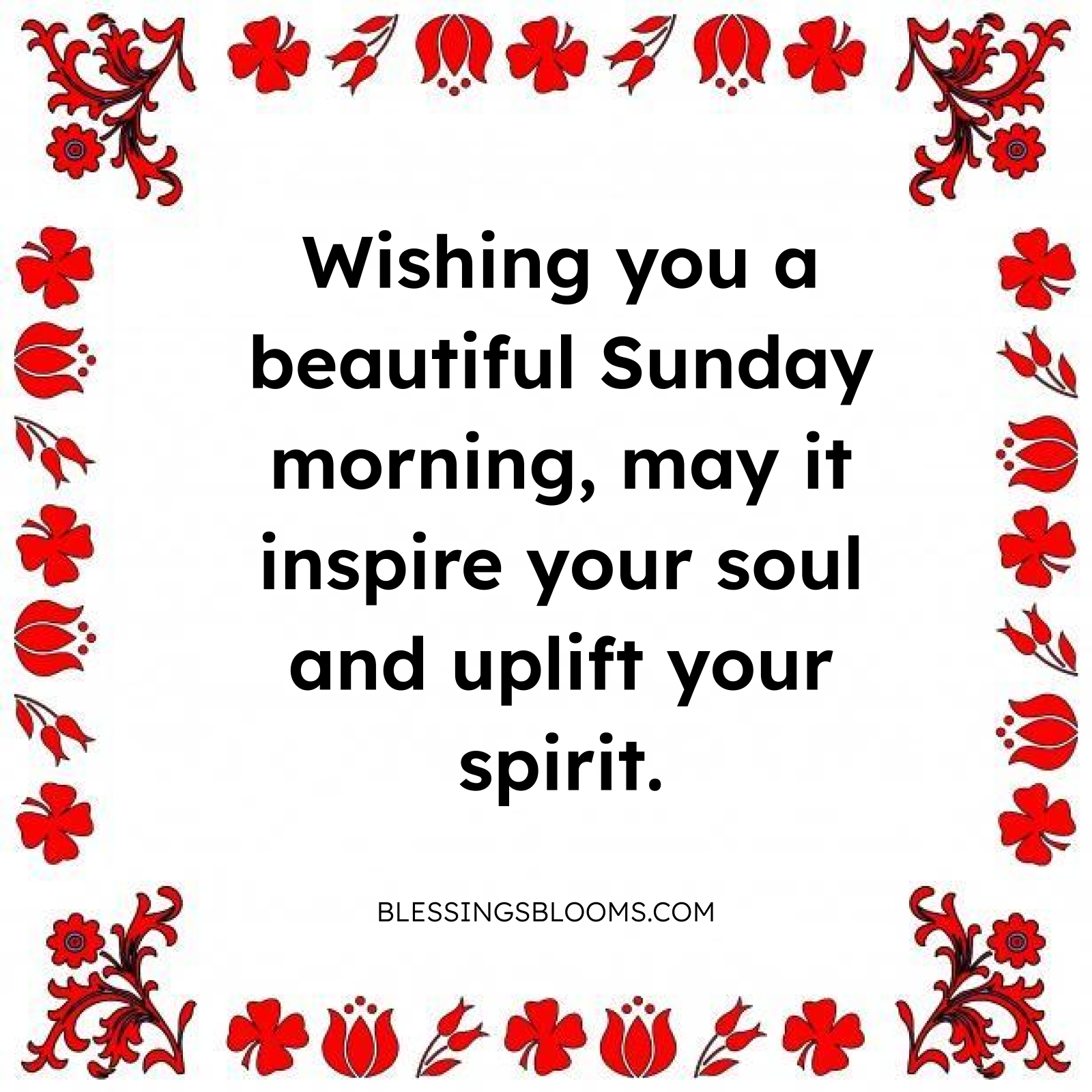 Good Sunday Morning Inspiration Blessing